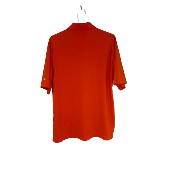 Nike Golf Dri-Fit Orange Clemson Basketball Polo Size L - Picture 3 of 7